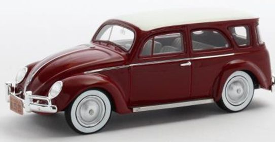 Miniature Matrix 1/43 - Volkswagen Coccinelle Fusca SW Prototype 1962 - Rouge